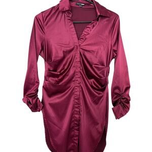 Fashion nova run this show Satin Blouse